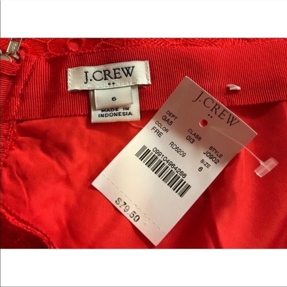 Nwt J. Crew Factory Lace Fringe Skirt - Picture 8 of 9